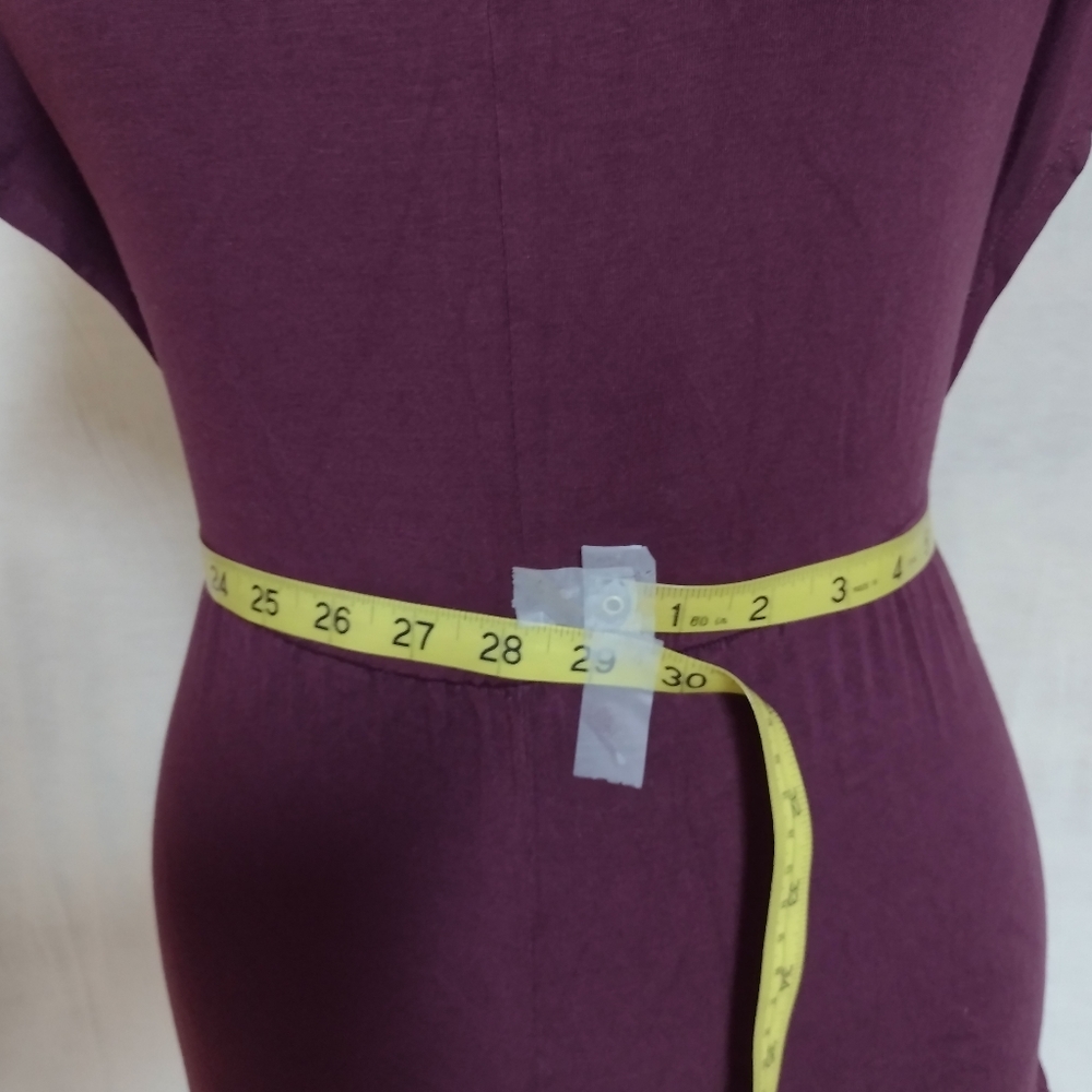 art class Burgundy Short Sleeve V-Neck Romper - Picture 11 of 14